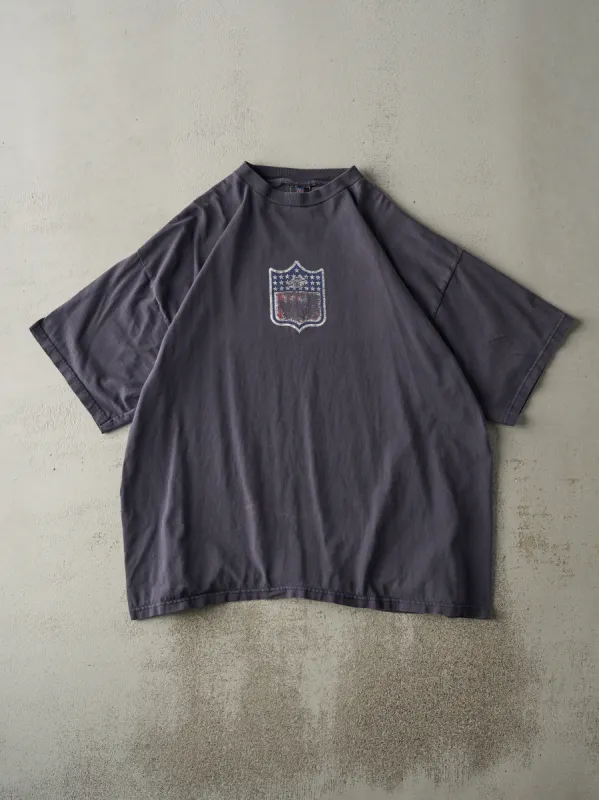 Vintage Y2K Navy Blue NFL Logo Tee (XL/XXL) sold by Rebalance Vintage