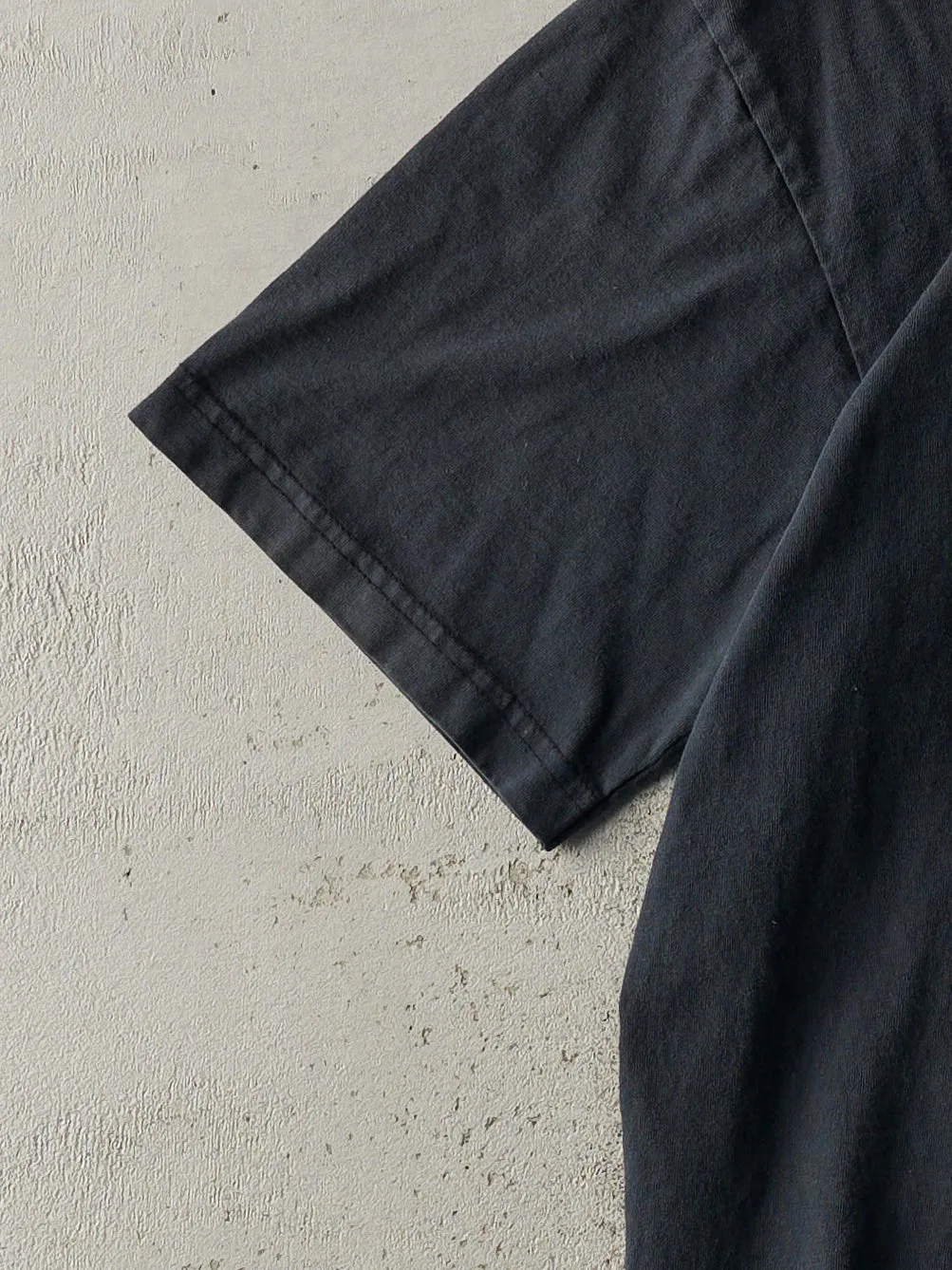 Vintage 90s Faded Black Adidas Logo Tee (M/L) sold by Rebalance Vintage product image thumbnail 3