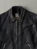 Vintage 90s Black Uber Leather Biker Jacket (L) sold by Rebalance Vintage
