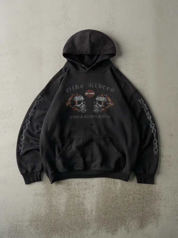 Vintage Y2K Black Harley Davidson Hoodie (L) sold by Rebalance Vintage