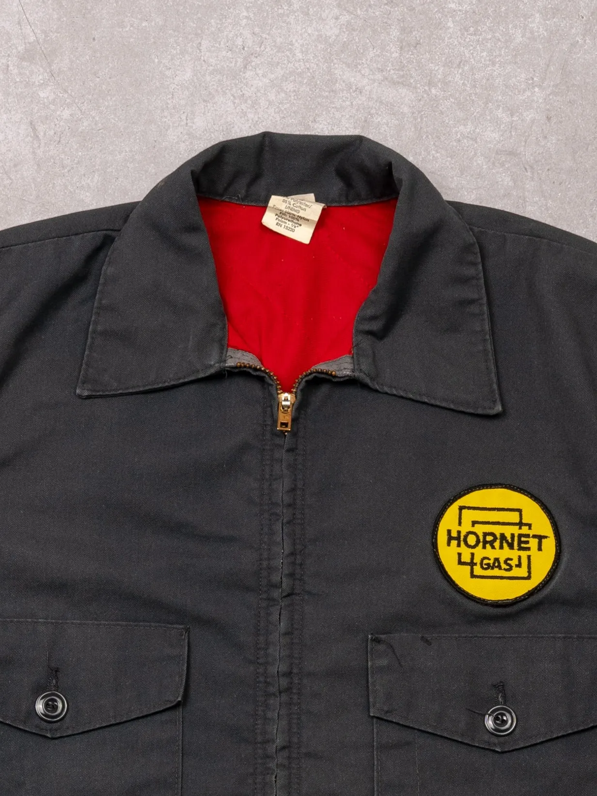 Vintage 70s Grey Hornet Tulsa Gas Workwear Jacket (S) sold by Rebalance Vintage product image thumbnail 2