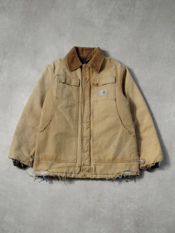 Vintage 90s Khaki Carhartt Collared Swing Workwear Jacket (M/L) sold by Rebalance Vintage