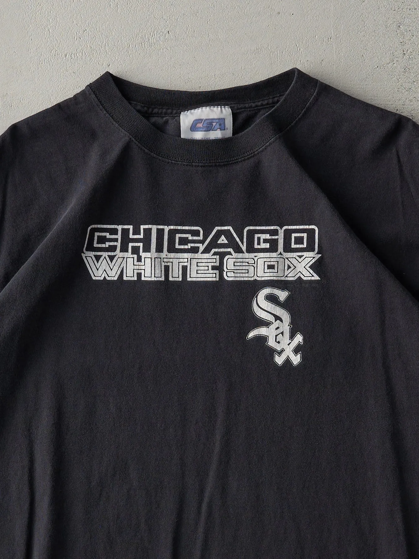 Vintage 90s Black Chicago White Sox Tee (M) sold by Rebalance Vintage product image thumbnail 2