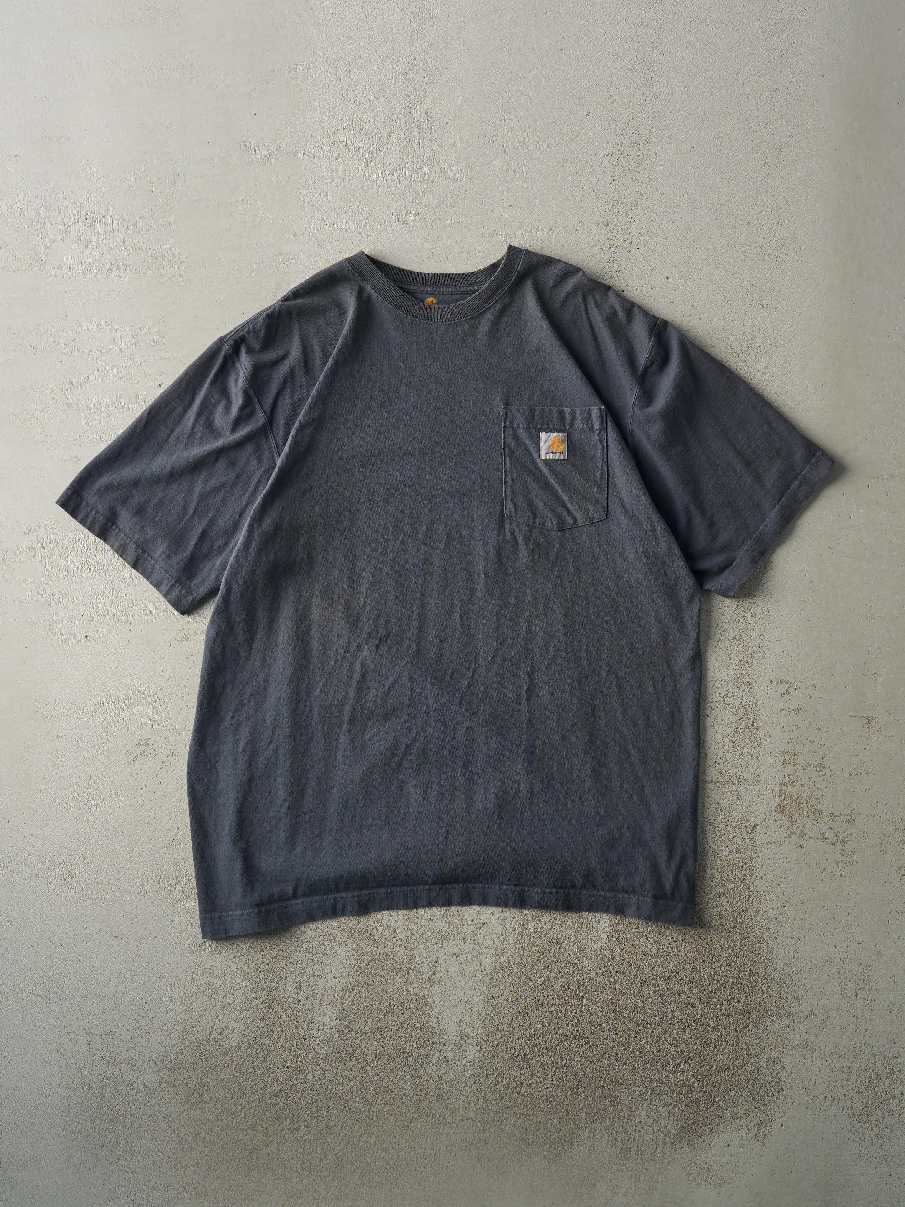 Vintage Y2K Charcoal Grey Carhartt Pocket Tee (L/XL) sold by Rebalance Vintage