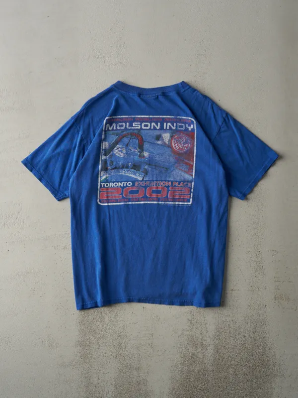Vintage 02' Blue Toronto Molson Indy Racing Tee (M) sold by Rebalance Vintage