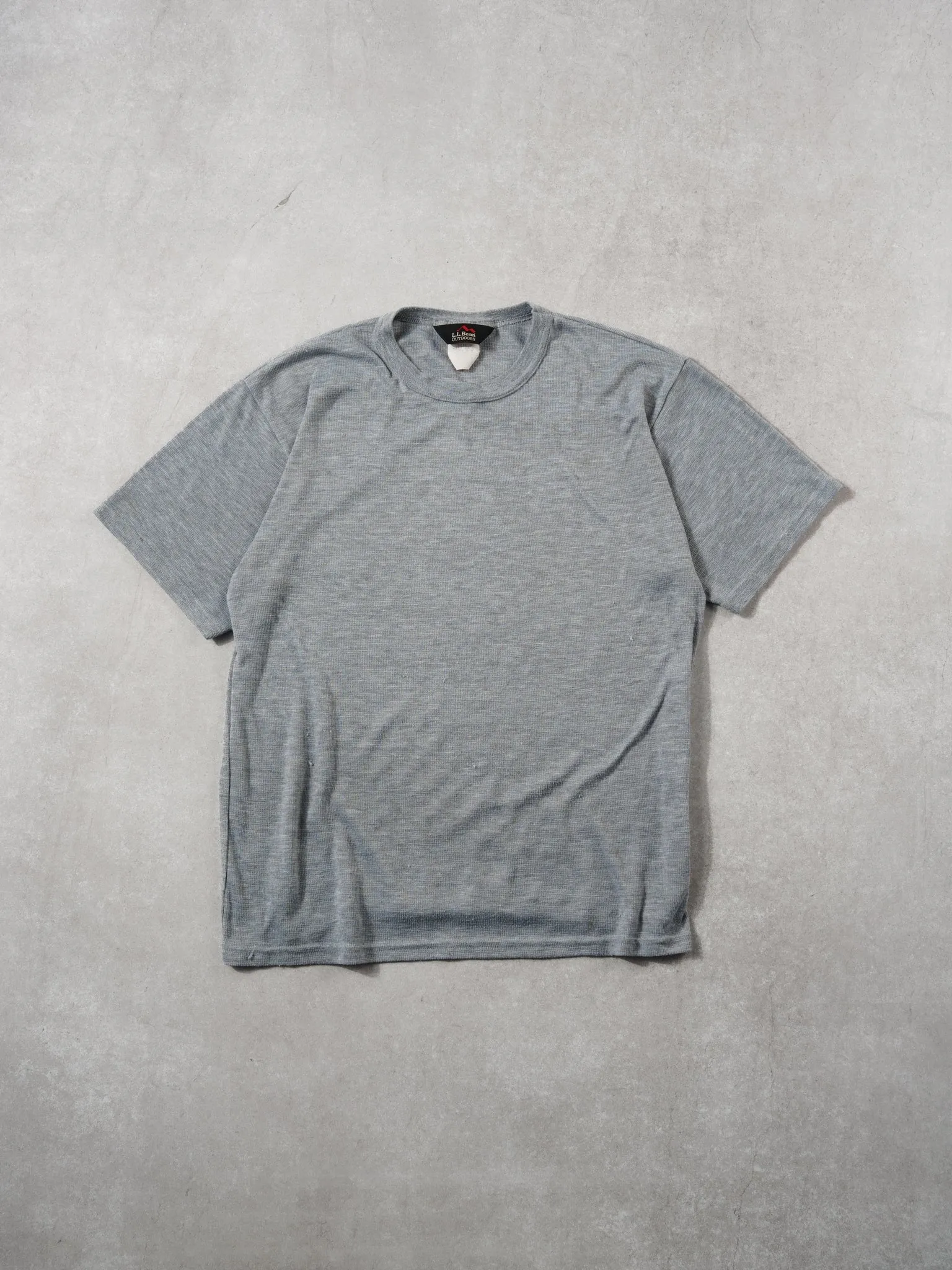 Vintage 70s Grey LL Bean Outdoor Blank Tee (S/M) sold by Rebalance Vintage