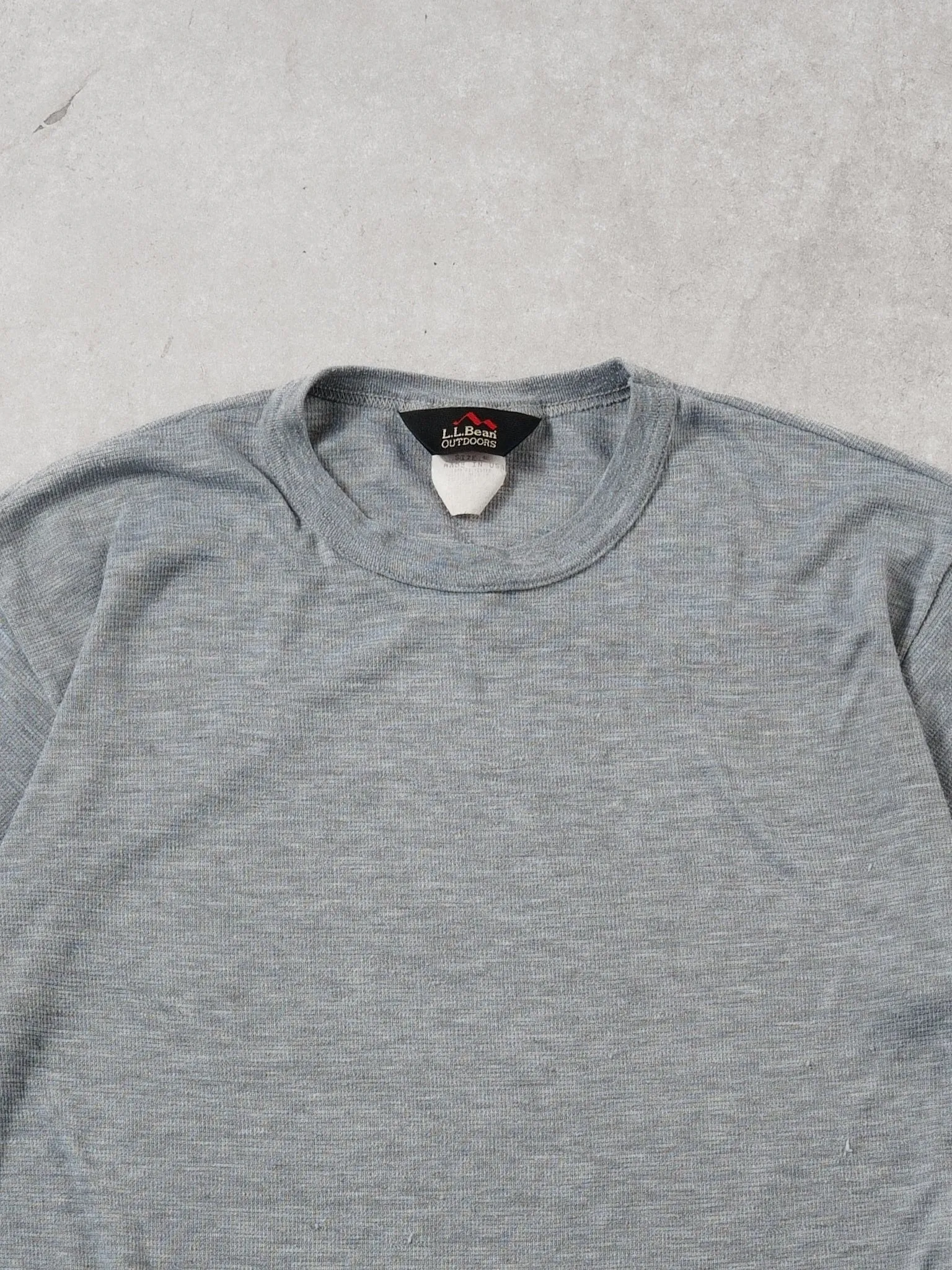 Vintage 70s Grey LL Bean Outdoor Blank Tee (S/M) sold by Rebalance Vintage product image thumbnail 2