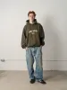 Vintage Y2K Green Embroidered Land Rover Hoodie (L) sold by Rebalance Vintage