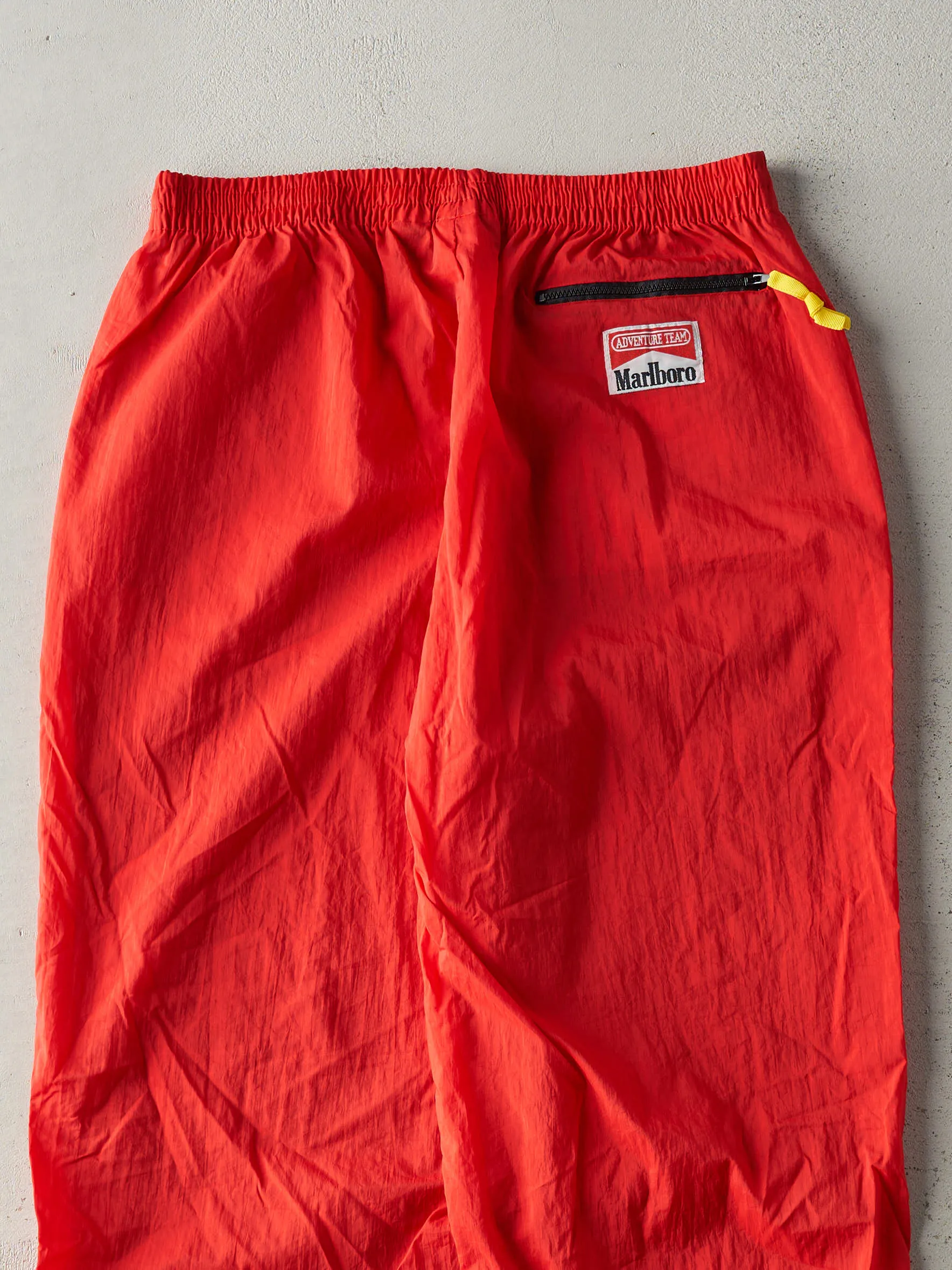 Vintage 90s Red Marlboro Windbreaker Pants (31x34) sold by Rebalance Vintage product image thumbnail 4