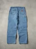 Vintage 90s Light Blue Dickies Double Knee Carpenter Denim Jeans (34x30) sold by Rebalance Vintage