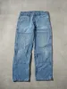 Vintage 90s Light Blue Dickies Double Knee Carpenter Denim Jeans (34x30) sold by Rebalance Vintage