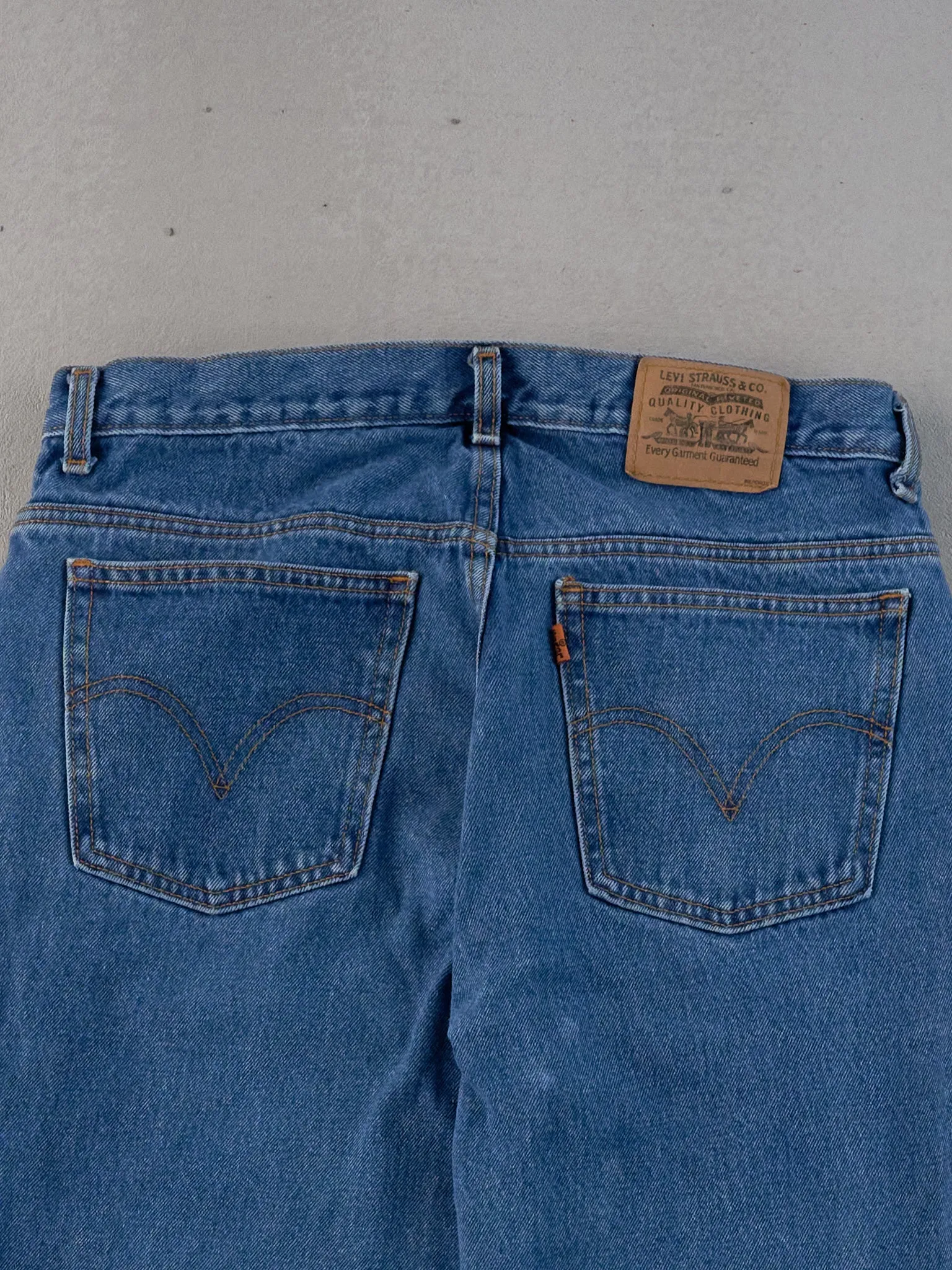 Vintage 70s Blue Levi's 506 Denim Jeans (30x30) sold by Rebalance Vintage product image thumbnail 4