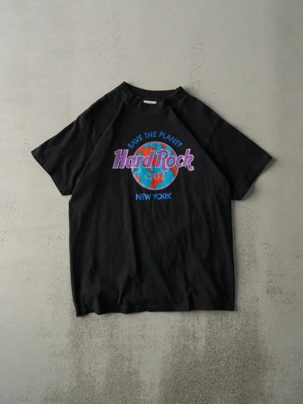 Vintage 90s Hard Rock Cafe New York "Save The Planet" Single Stitch Tee (M) sold by Rebalance Vintage