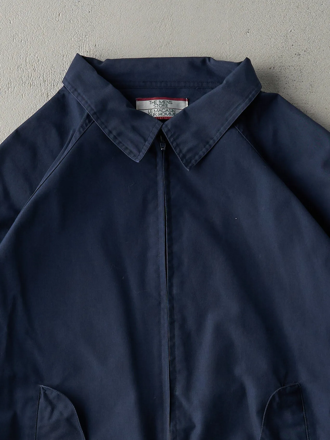 Vintage 80s Navy Blue Blank Workwear Jacket (M/L) sold by Rebalance Vintage product image thumbnail 2