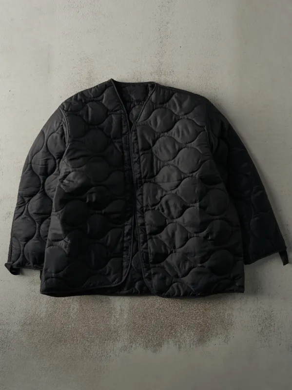 Vintage 90s Black Army Liner Jacket (XL) sold by Rebalance Vintage