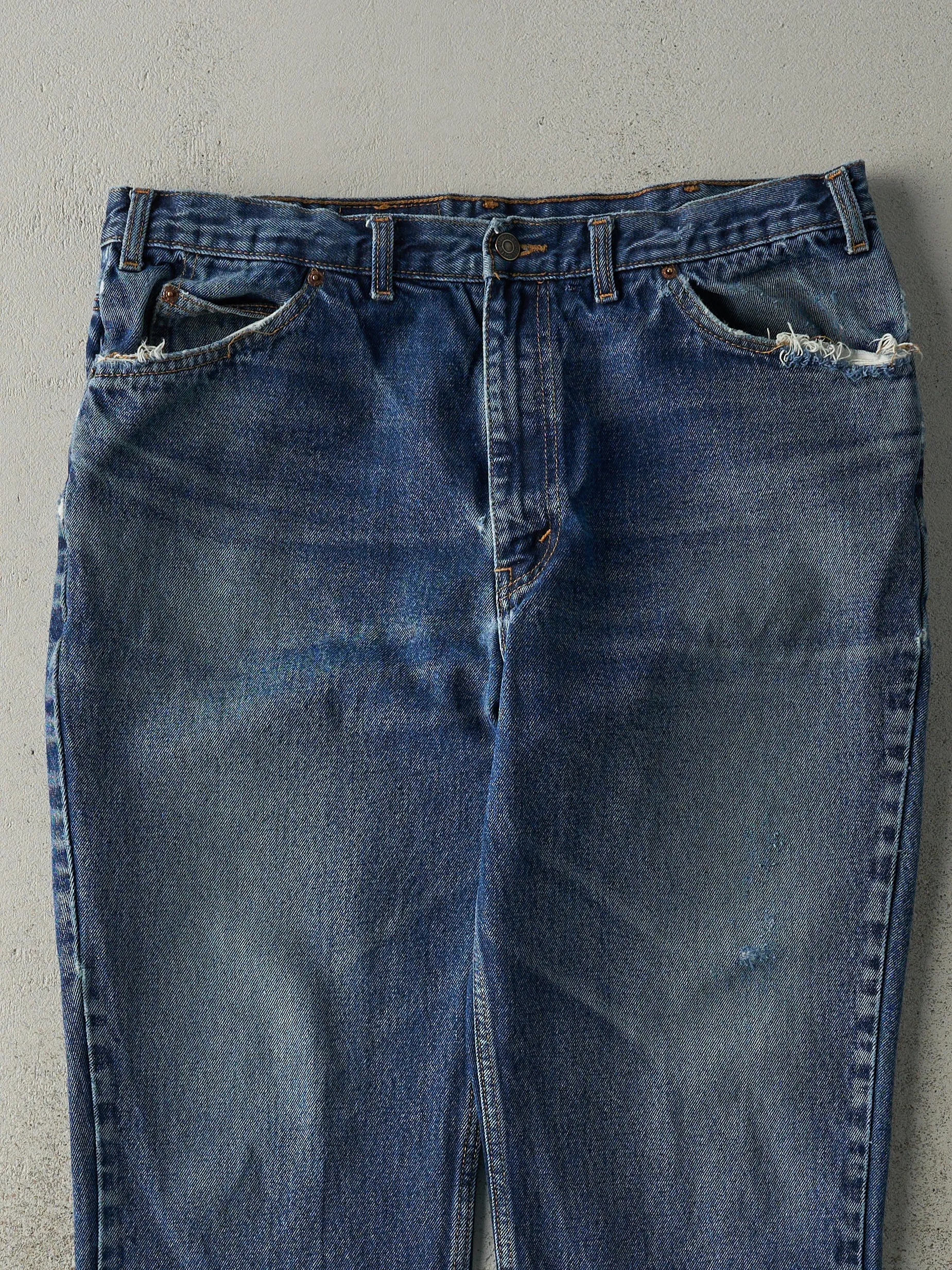 Vintage 90s Mid Wash Levi's Orange Tab Jeans (36x28.5) sold by Rebalance Vintage product image thumbnail 3