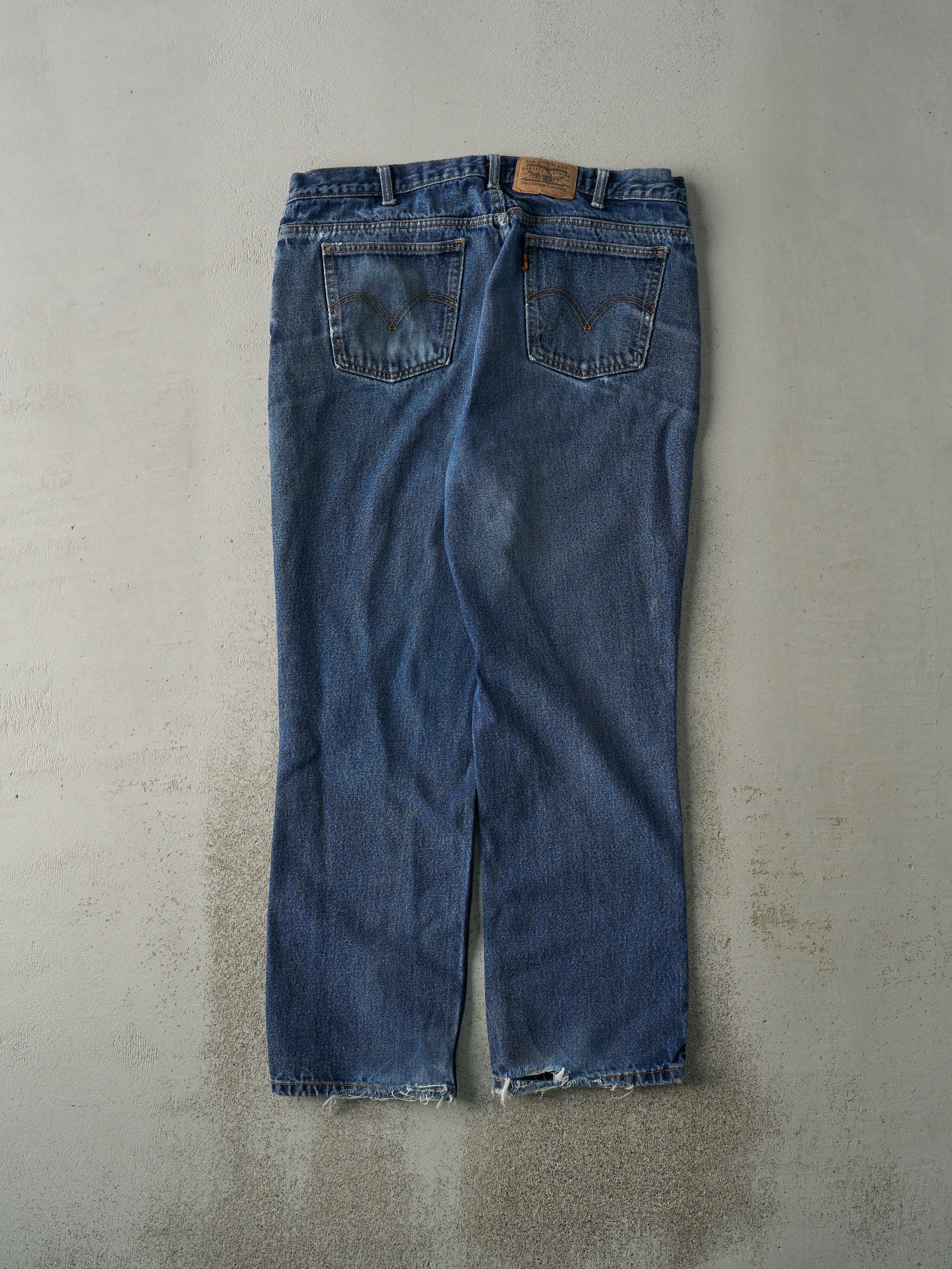 Vintage 90s Mid Wash Levi's Orange Tab Jeans (36x28.5) sold by Rebalance Vintage product image thumbnail 2