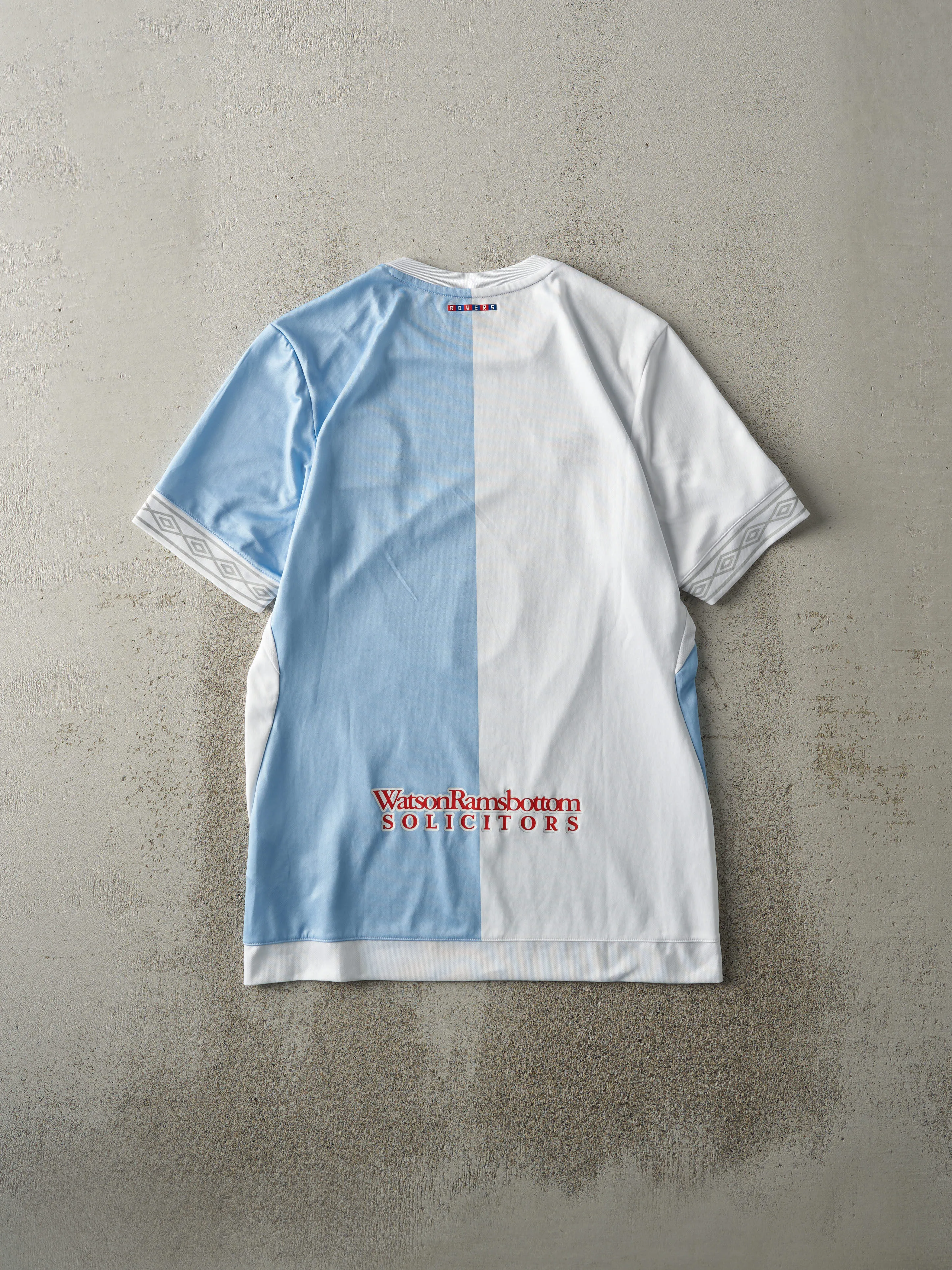 Vintage Y2K White & Blue Blackburn Rovers F.C. Soccer Jersey (S/M) sold by Rebalance Vintage product image thumbnail 2