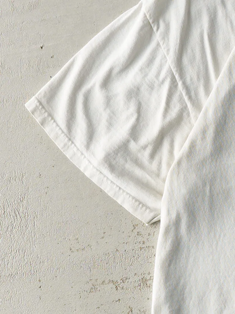 Vintage Y2K White Niketown Chicago Embroidered Tee (L) sold by Rebalance Vintage product image thumbnail 3