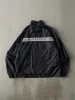 Vintage Y2K Black & Silver Reflective Adidas Windbreaker Jacket (S/M) sold by Rebalance Vintage