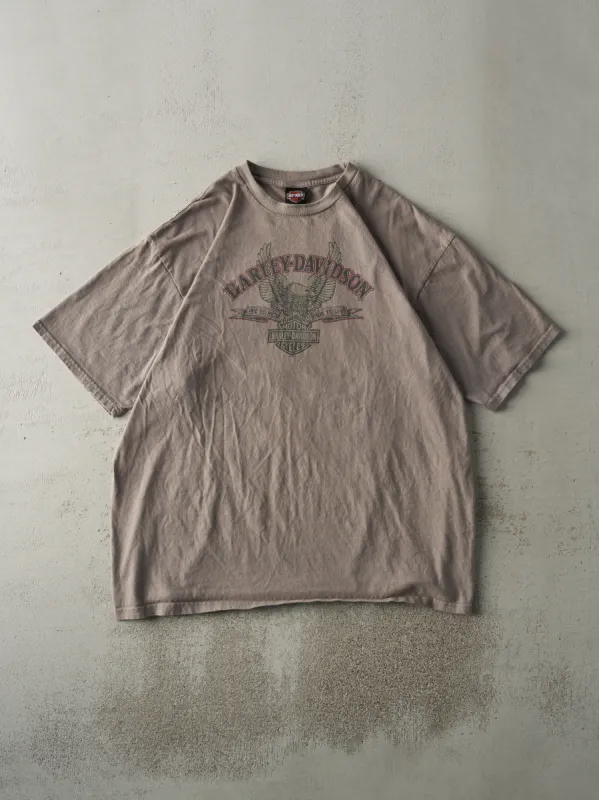 Vintage 08' Charcoal Grey Michigan Harley Davidson Tee (XL/XXL) sold by Rebalance Vintage