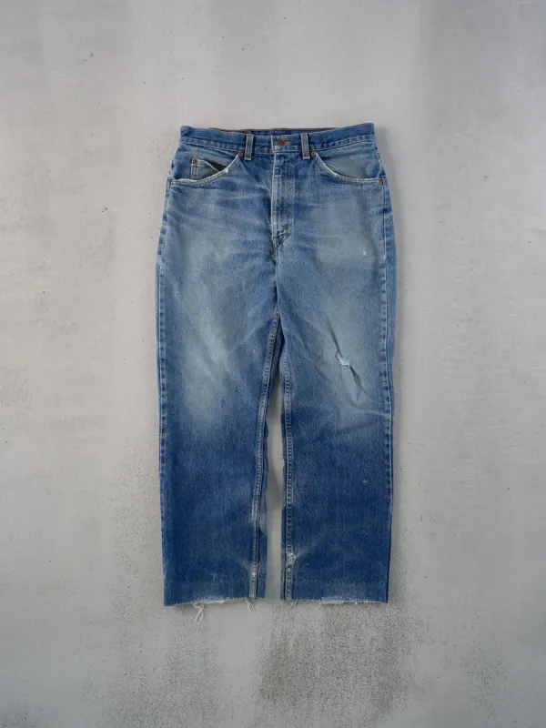 Vintage 70s Dark Blue Levi's Denim Jeans (32x29) sold by Rebalance Vintage