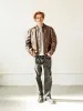 Vintage 80s Brown Leather Biker Style Jacket (M/L) sold by Rebalance Vintage
