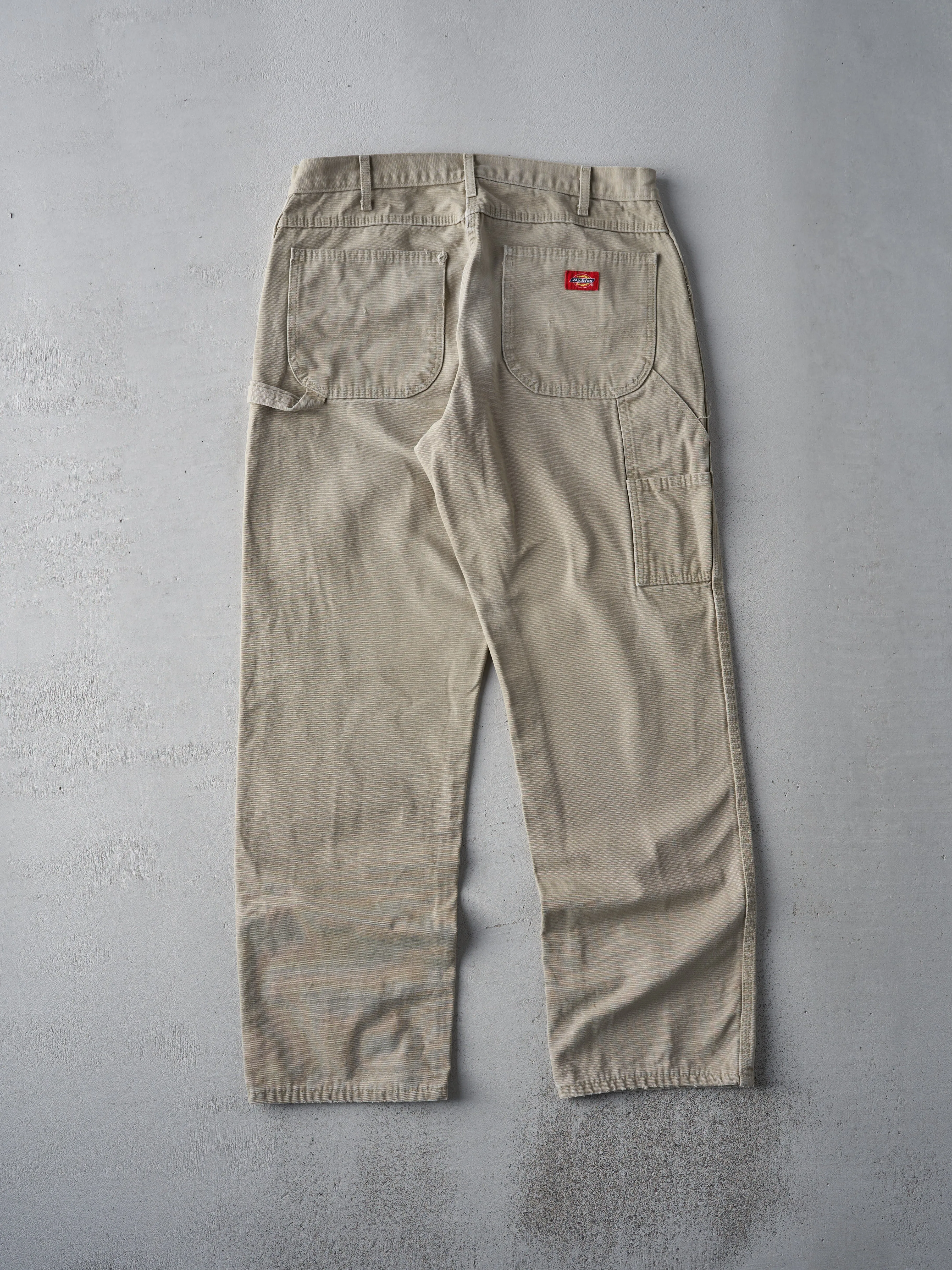 Vintage 90s Khaki Dickies Carpenter Pants (34x31.5) sold by Rebalance Vintage product image thumbnail 2