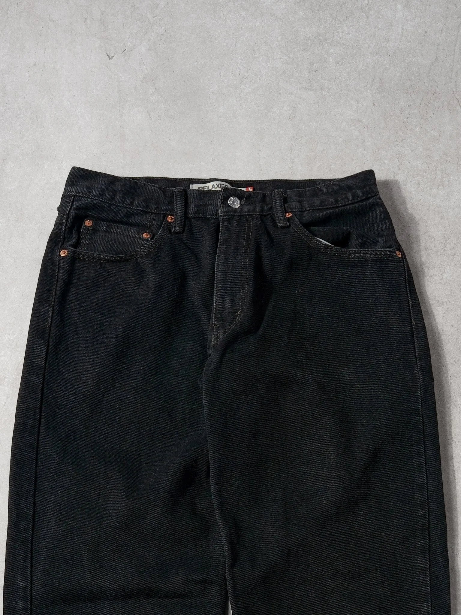 Vintage Y2k Black Levi's 550 Denim Pants (32x32) sold by Rebalance Vintage product image thumbnail 3