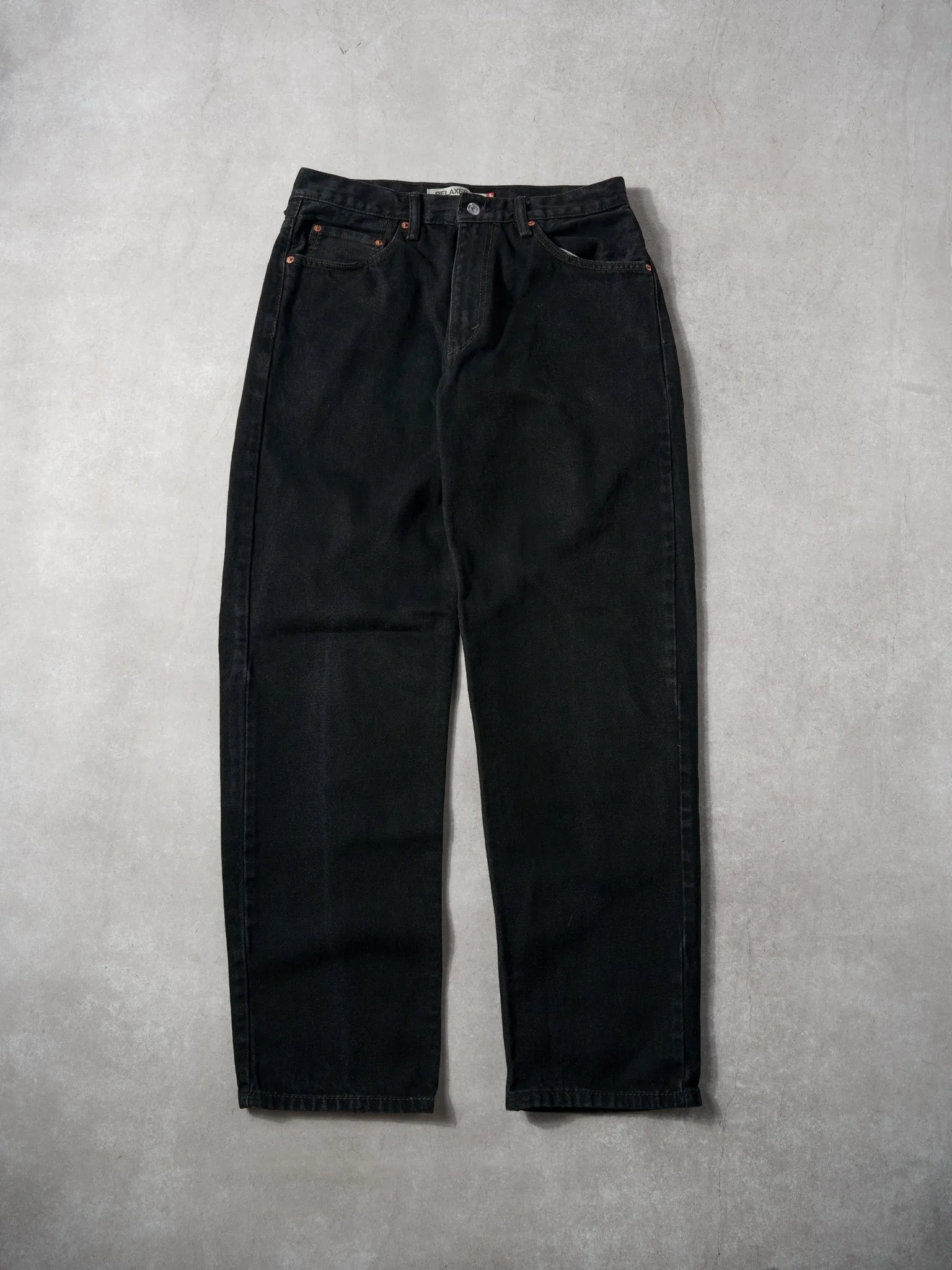 Vintage Y2k Black Levi's 550 Denim Pants (32x32) sold by Rebalance Vintage