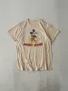 Vintage 80s Beige Mickey Mouse Double Sided Single Stitch Tee (S/M) sold by Rebalance Vintage