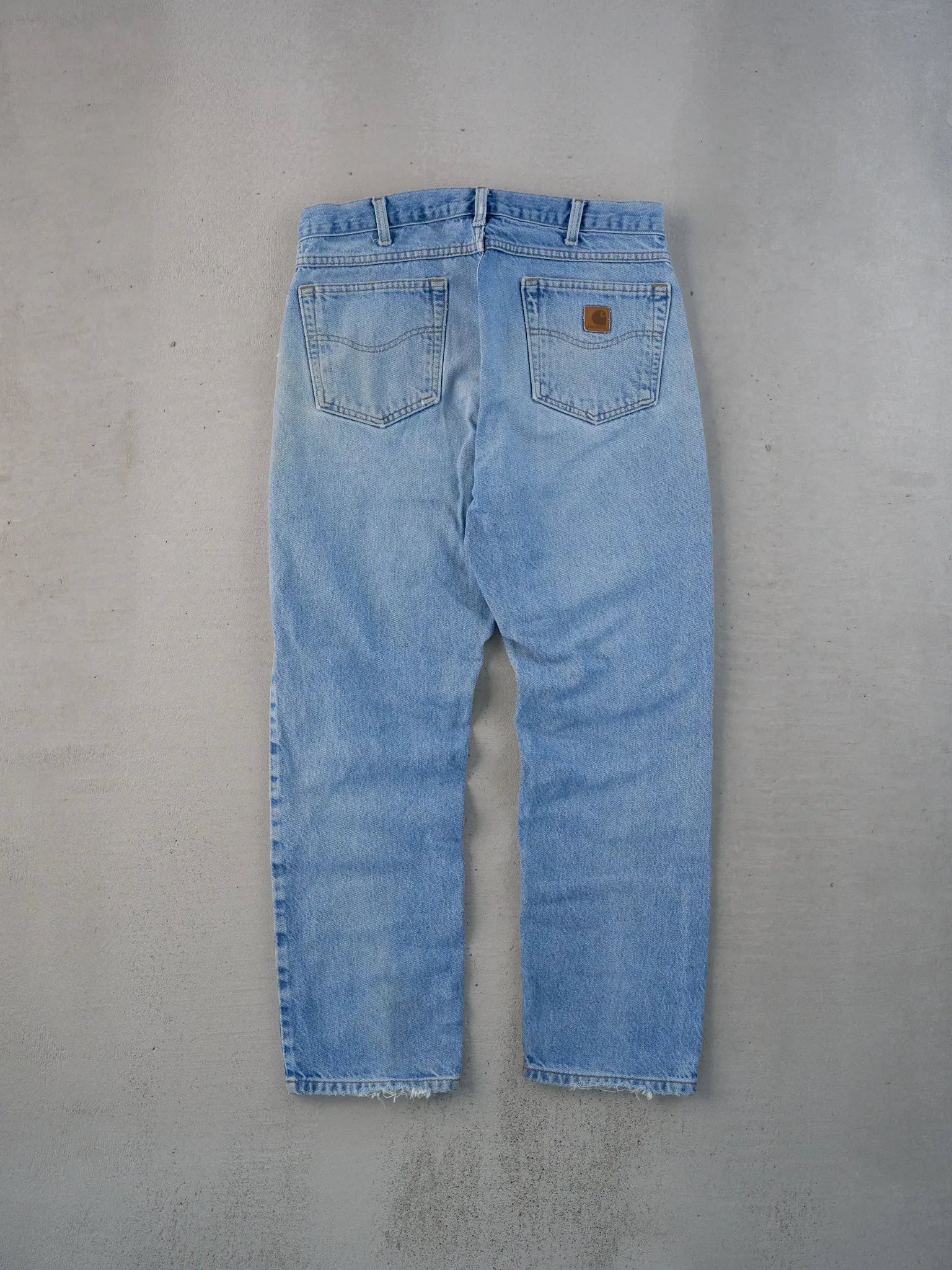 Vintage 90s Blue Carhartt Workwear Denim Jeans (33x30) sold by Rebalance Vintage product image thumbnail 2