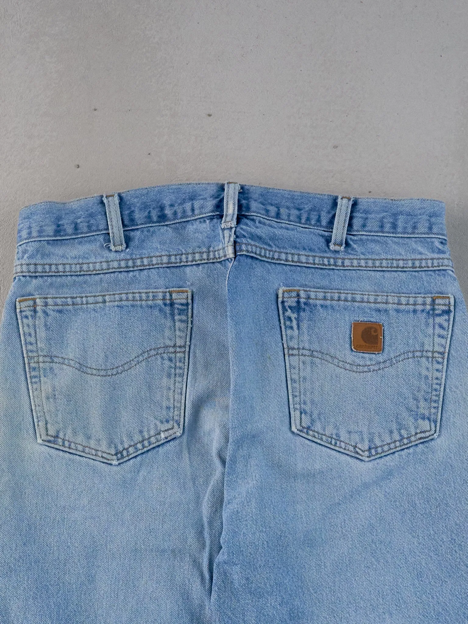 Vintage 90s Blue Carhartt Workwear Denim Jeans (33x30) sold by Rebalance Vintage product image thumbnail 4
