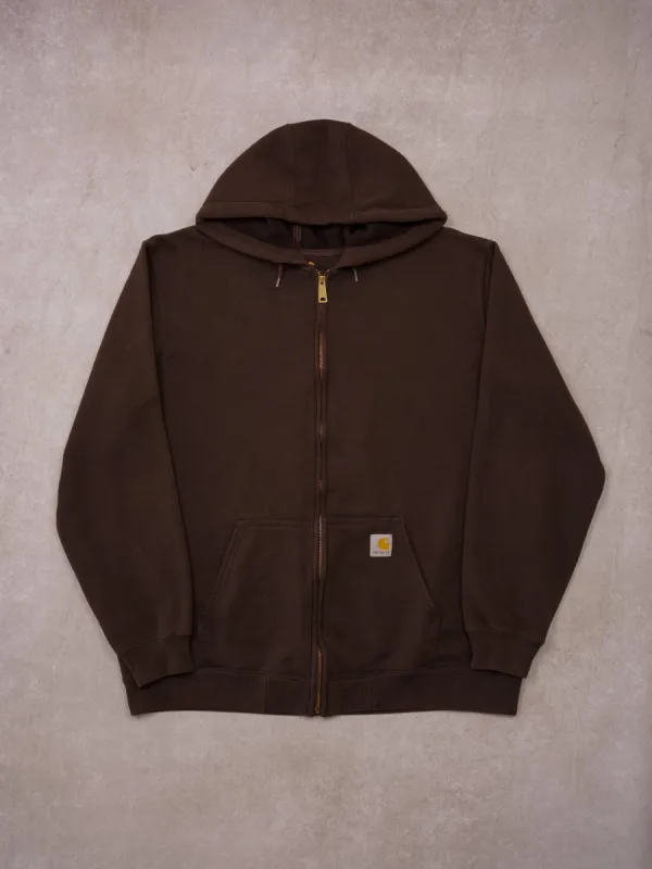 Brown Carhartt Original Fit Zip Up (XL) sold by Rebalance Vintage