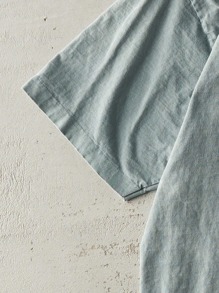 Vintage 90s Washed Green Denver Hayes Blank Tee (M/L) sold by Rebalance Vintage product image thumbnail 3