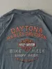 17' Blue Faded Daytona Beach Harley Davidson Tee (M) sold by Rebalance Vintage