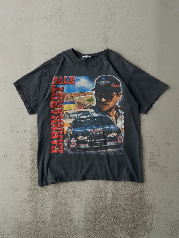 Vintage 90s Faded Black Dale Earnhardt Nascar Racing Tee (M) sold by Rebalance Vintage