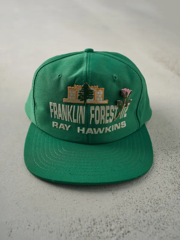 Vintage 80s Green Franklin Forest 172 Snapback Hat sold by Rebalance Vintage