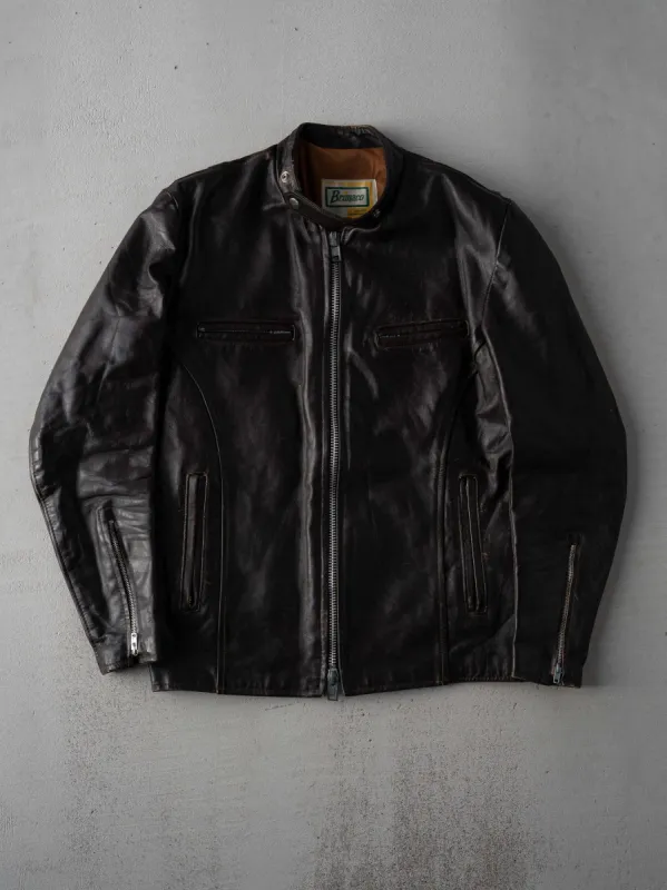 Vintage CMM Canada Brown Leather Jacket - XXXL | Parallel