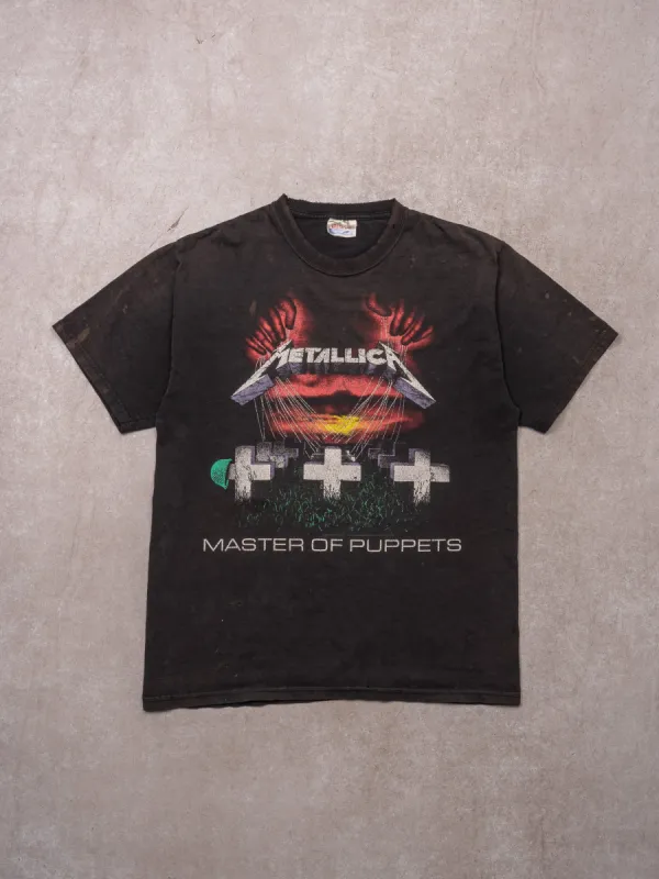 Vintage Faded Black Metallica Master of Puppets Tee (S) sold by Rebalance Vintage