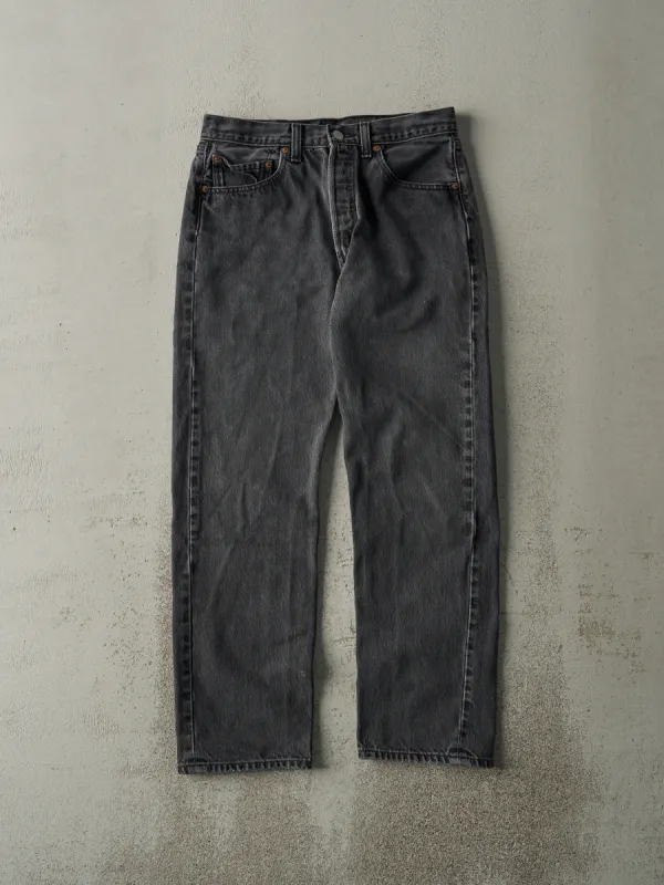 Vintage 90s Black Levi's 501 Denim Pants (30x29) sold by Rebalance Vintage