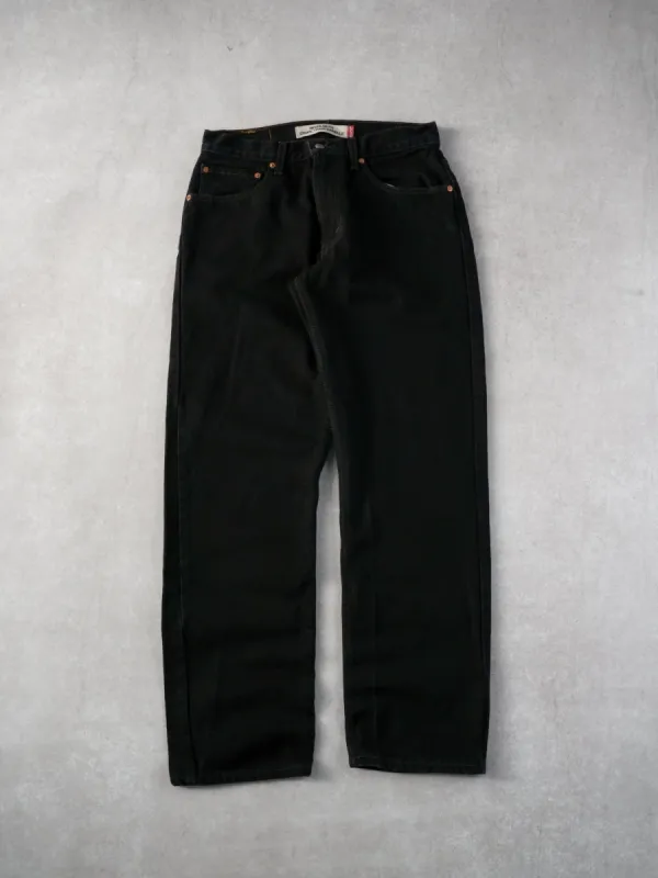 Vintage 90s 505 Black Levi's Denim Jeans (32x30) sold by Rebalance Vintage