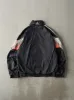 Vintage 90s Black, Grey, White & Orange Adidas Windbreaker Jacket (M) sold by Rebalance Vintage