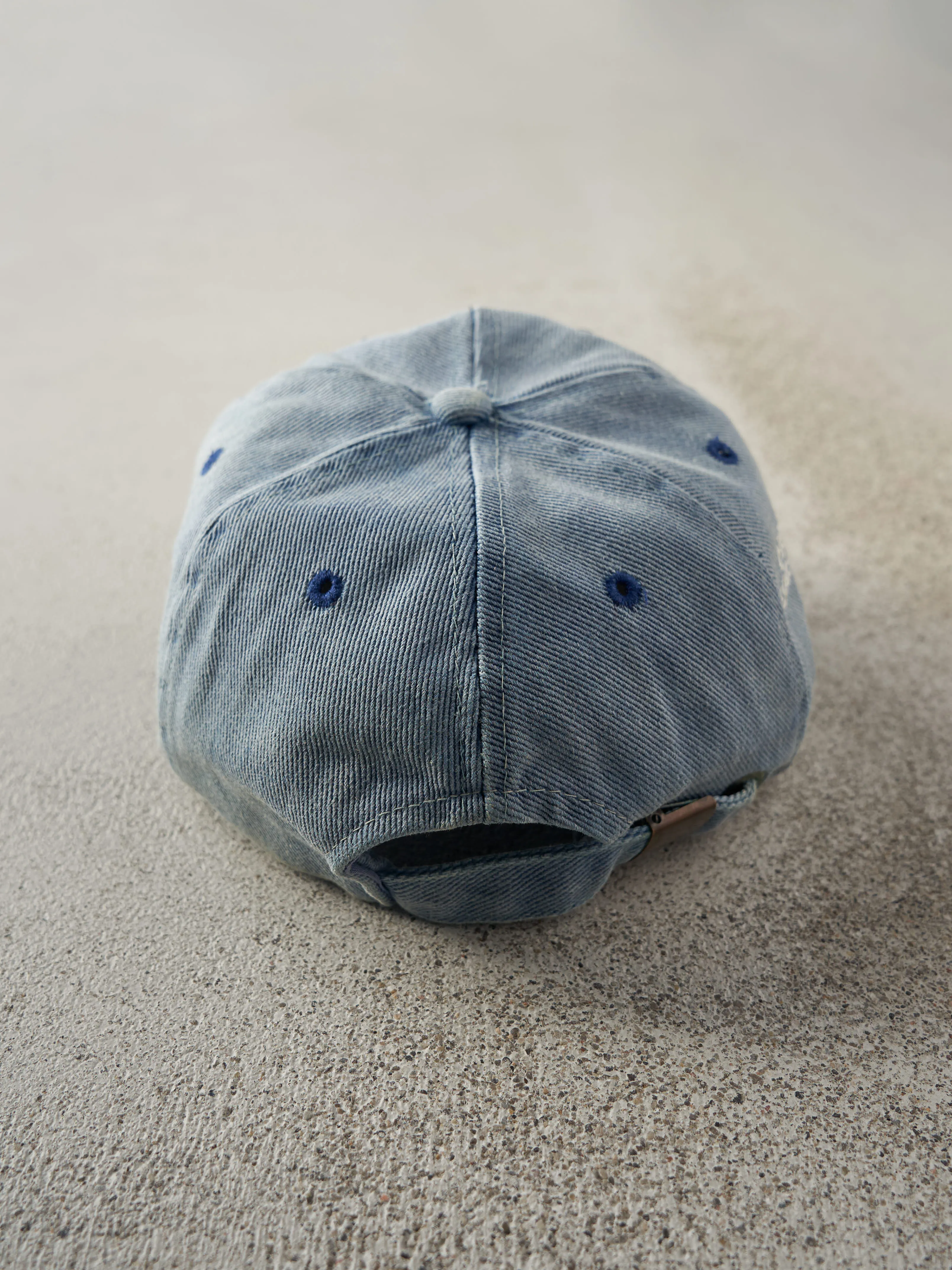 Vintage 96' Washed Blue & Grey Embroidered Crew Twin Cities Strap Back sold by Rebalance Vintage product image thumbnail 4