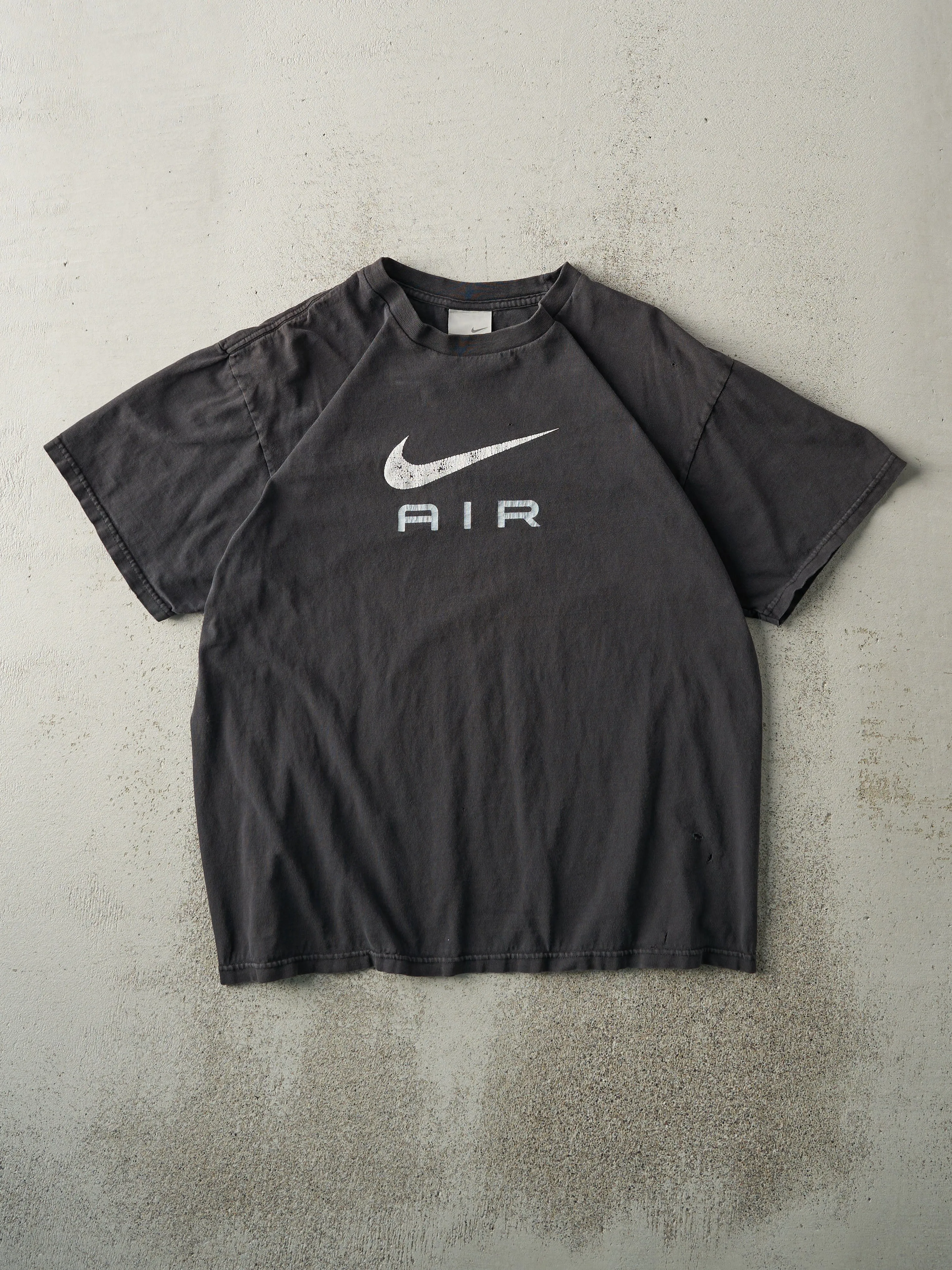 Vintage Y2K Faded Black Nike Air Tee (M) sold by Rebalance Vintage