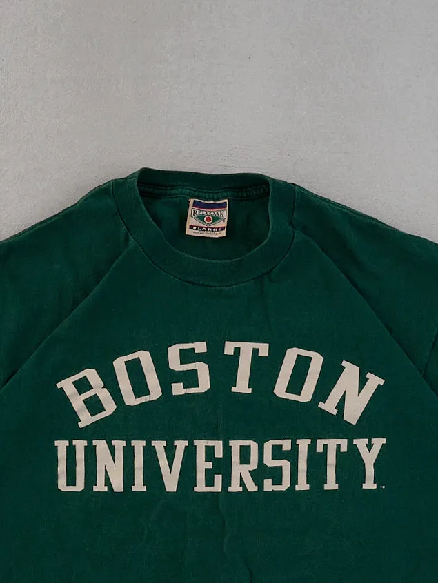 Vintage Pine Green Boston University Tee (M) sold by Rebalance Vintage product image thumbnail 2
