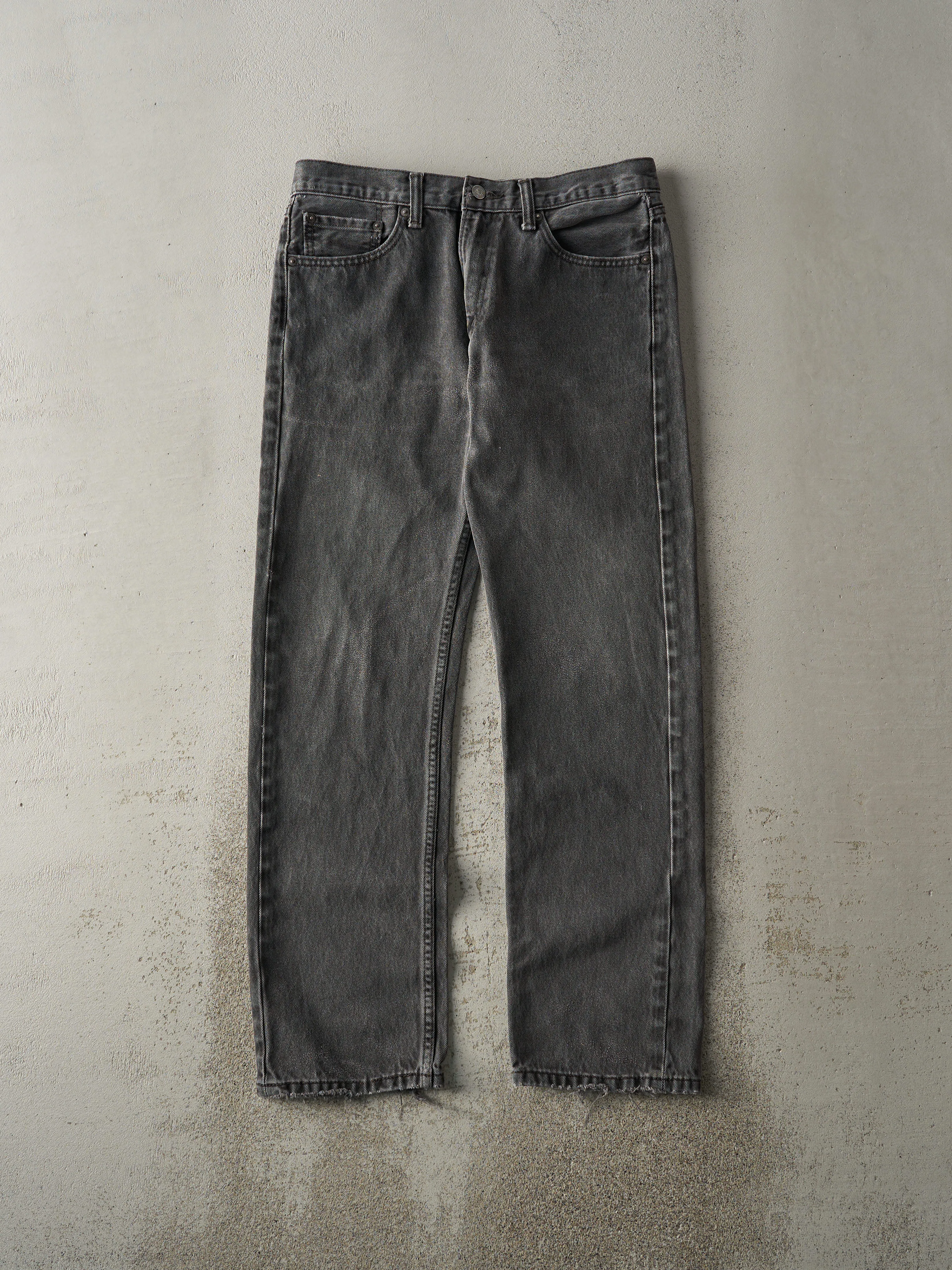 Vintage Y2K Grey Levi's 505 Denim Pants (33x30) sold by Rebalance Vintage
