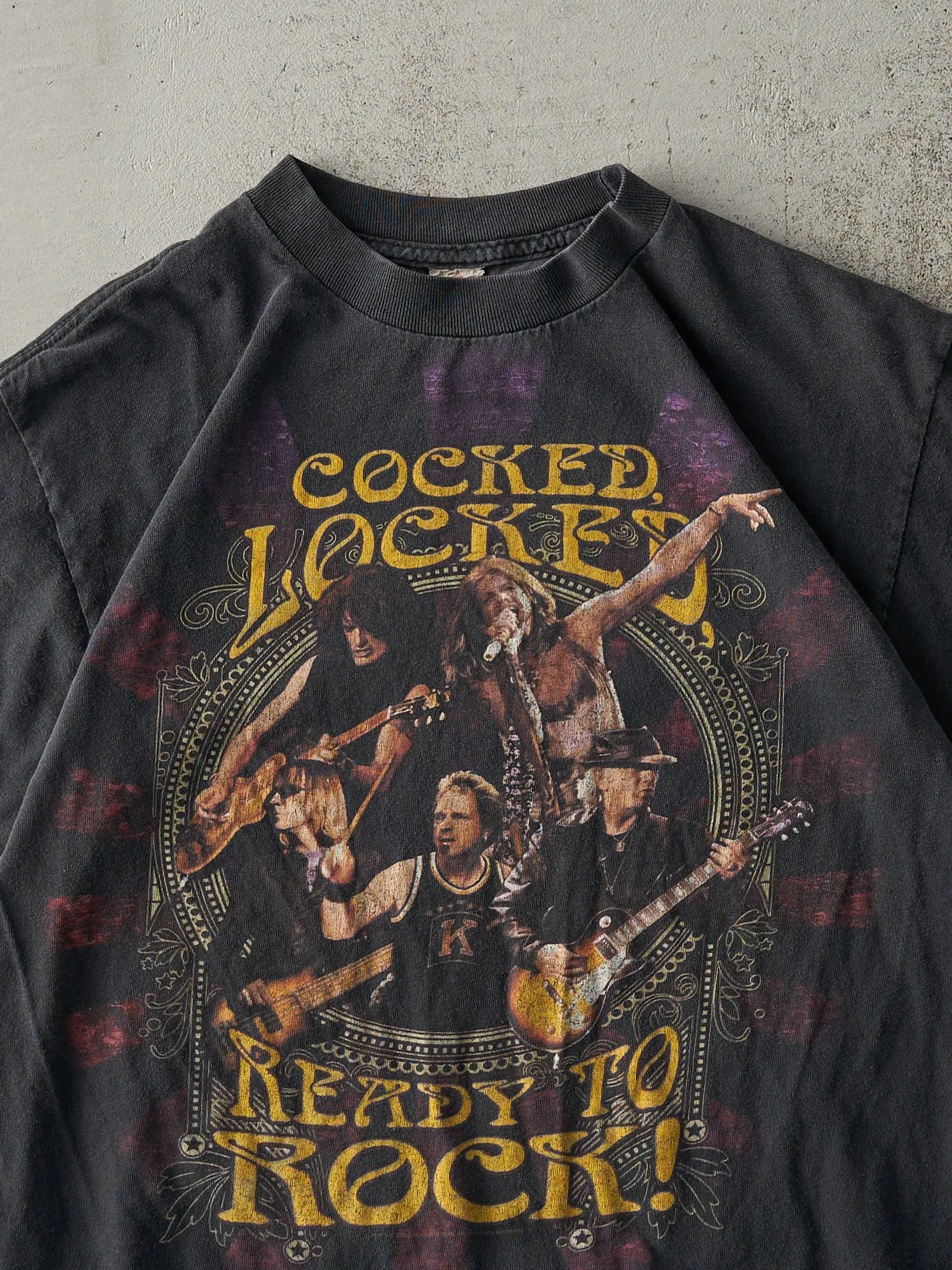 Vintage 10' Black Aerosmith Tour Tee (S) sold by Rebalance Vintage product image thumbnail 3