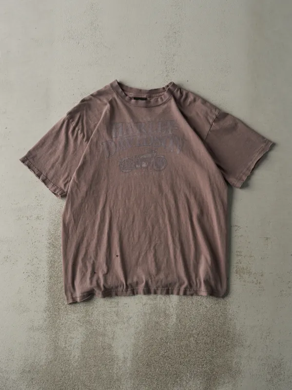 Vintage Y2K Washed Grey Tifton, Georgia Harley Davidson Tee (M) sold by Rebalance Vintage