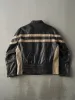 Vintage 90s Dark Brown Dimitri Montreal Leather Biker Jacket (L) sold by Rebalance Vintage